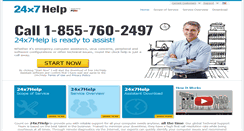 Desktop Screenshot of 24x7help.org